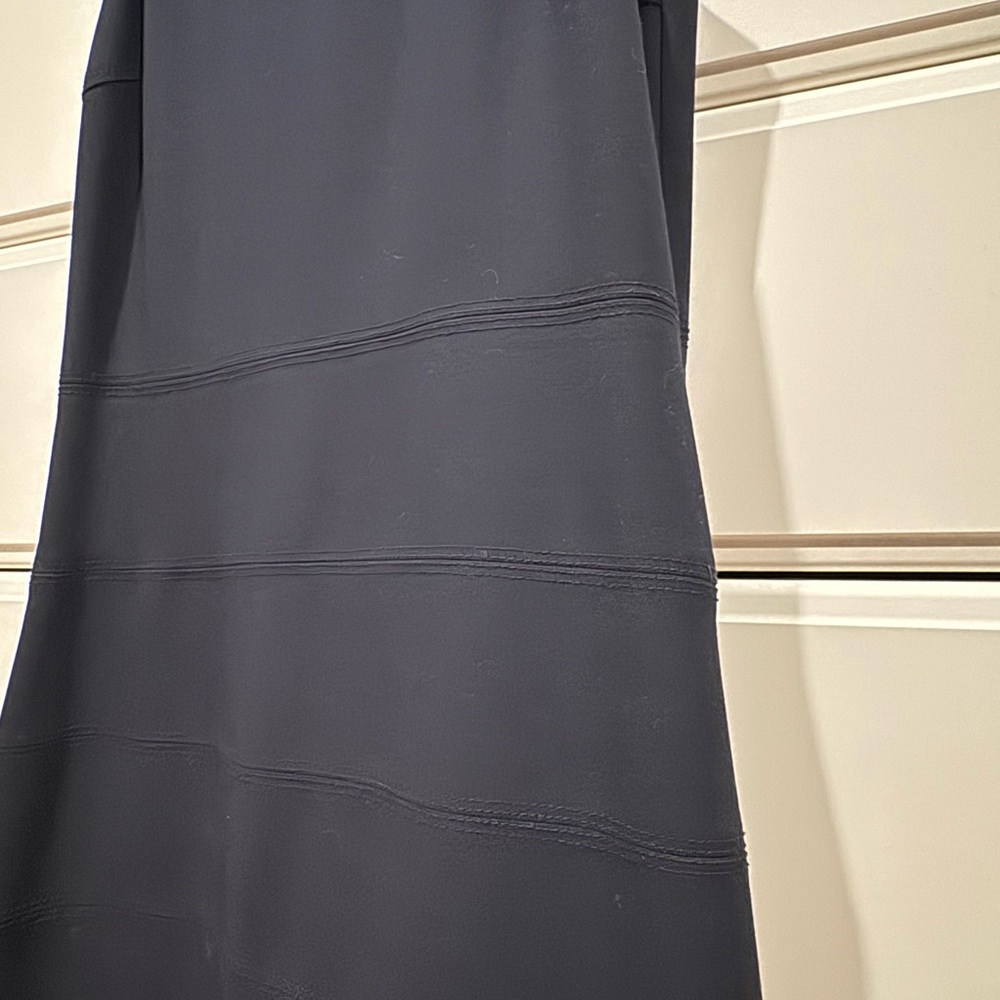 Elizabeth and James Navy Blue Marley Dress Designer Fitted Sleeveless Midi sz 6 - Picture 5 of 6